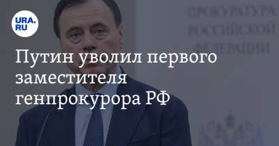 Владимир Путин - Юрий Чайка - Игорь Краснов - Путин уволил первого заместителя генпрокурора РФ - ura.news - Россия