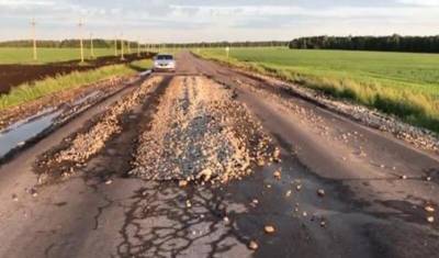 Аварийная дорога в школу после выборов получит отбойники, но не асфальт - newizv.ru - Орел