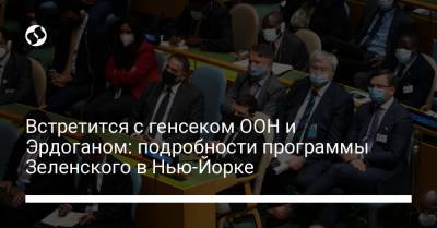 Владимир Зеленский - Тайип Эрдоган - Антониу Гутерришем - Сергей Никифоров - Встретится с генсеком ООН и Эрдоганом: подробности программы Зеленского в Нью-Йорке - liga.net - Украина - Турция - Нью-Йорк - Нью-Йорк
