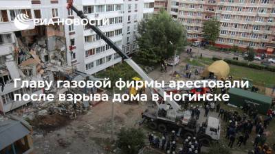 Главу газовой фирмы отправили под домашний арест после взрыва дома в Ногинске - ria.ru - Москва - Россия - Московская обл. - Ногинск