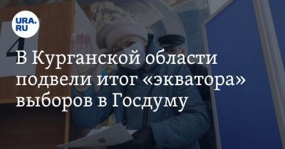 В Курганской области подвели итог «экватора» выборов в Госдуму - ura.news - Курганская обл.