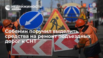 Сергей Собянин - Собянин поручил выделить средства на ремонт подъездных дорог к СНТ в Подмосковье - realty.ria.ru - Москва - Московская обл.