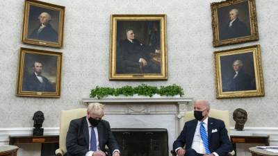 Борис Джонсон - Йенс Столтенберг - Ангела Меркель - Джозеф Байден - Джо Байден - Байден и Джонсон обсудили AUKUS - ru.euronews.com - Россия - США - Англия - Австралия - Германия - Франция