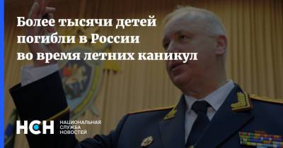 Александр Бастрыкин - Более тысячи детей погибли в России во время летних каникул - nsn.fm - Россия - Ставрополье - Следственный Комитет