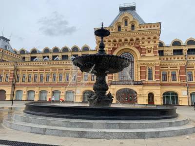 Реконструкция фонтана на территории Нижегородской ярмарки завершена - vgoroden.ru - Благоустройство
