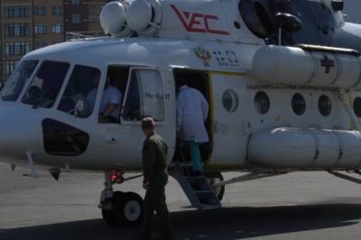 Двух пострадавших при пожаре в гостинице в Хасавюрте эвакуировали вертолетом в Махачкалу - etokavkaz.ru - Махачкала - респ. Дагестан - Хасавюрт