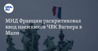 Жан-Ив Ле-Дриан - МИД Франции раскритиковал ввод наемников ЧВК Вагнера в Мали - ura.news - Сирия - Франция - Париж - Мали - Reuters