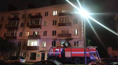 В столичной пятиэтажке произошел пожар - belta.by - Белоруссия - Минск - Партизанск