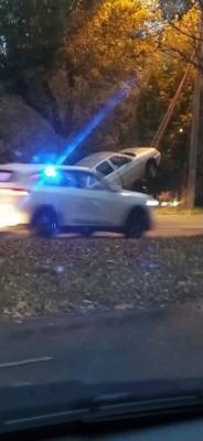 В Вологодской области ВАЗ-2110 пытался взлететь с трассы, но не преодолел гравитацию - vologda-poisk.ru - Вологодская обл.