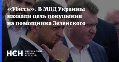 Владимир Зеленский - Сергей Шефир - Денис Монастырский - «Убить». В МВД Украины назвали цель покушения на помощника Зеленского - nsn.fm - Украина - Киевская обл. - с. Лесники, Киевская обл. - Нападение