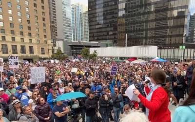 В Оттаве протестовали против COVID-вакцинации - korrespondent.net - Украина - Канада - Оттава