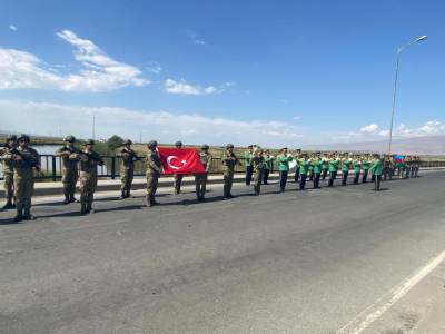 Надир Насиров - Турецкие военнослужащие, которые будут участвовать в учениях «Нерушимое братство-2021», прибыли в Азербайджан (ФОТО) - trend.az - Турция - Азербайджан