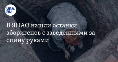 В ЯНАО нашли останки аборигенов с заведенными за спину руками. Фото - ura.news - окр. Янао