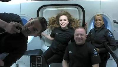 Илон Маск - Сеть взорвали фото первого гражданского экипажа в космосе (ФОТО) - enovosty.com