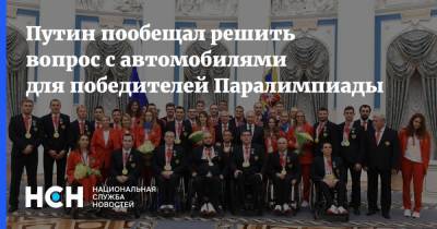 Владимир Путин - Путин пообещал решить вопрос с автомобилями для победителей Паралимпиады - nsn.fm - Россия - Токио