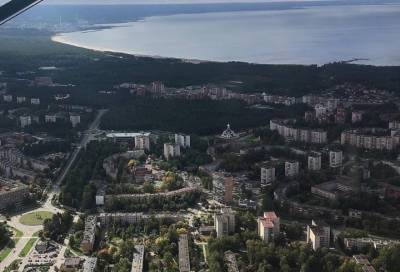 Жительница Соснового Бора показала свой город с высоты птичьего полета - online47.ru - Ленинградская обл.