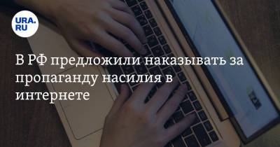 В РФ предложили наказывать за пропаганду насилия в интернете - ura.news - Россия - респ. Татарстан