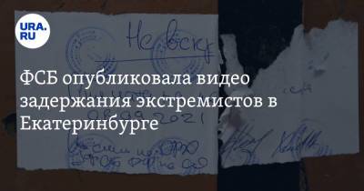 ФСБ опубликовала видео задержания экстремистов в Екатеринбурге - ura.news - Россия - Екатеринбург - Таджикистан