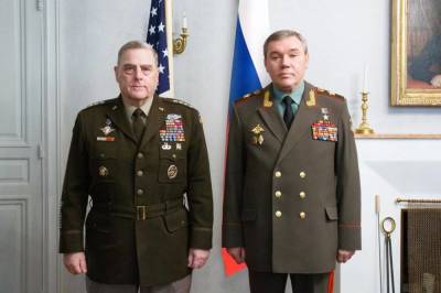 Валерий Герасимов - Марк Милли - Начальники Генштабов ВС России и США провели встречу в Финляндии - topwar.ru - Россия - США - Финляндия - Хельсинки