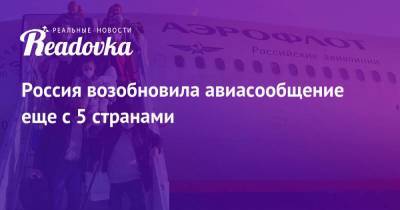 Россия возобновила авиасообщение еще с 5 странами - koronavirus.center - Россия - Казахстан - Белоруссия - Ирак - Венгрия - Испания - Словакия - Катар - Кения