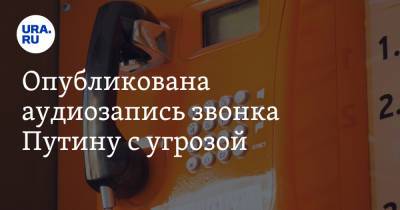 Владимир Путин - Опубликована аудиозапись звонка Путину с угрозой. Эксклюзив URA.RU - ura.news - Россия - Канада