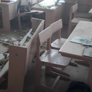 В школе в Черниговской области рухнул потолок. Фото - reporter-ua.com - Черниговская обл.