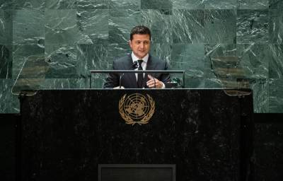 Владимир Путин - Сергей Лавров - Жозепом Боррелем - Зеленский ошибся при цитировании Путина на Генассамблее ООН - tvc.ru - Россия - Сирия - Украина - Англия - Египет - Франция - Япония - Польша - Нью-Йорк - Словакия - Ирландия
