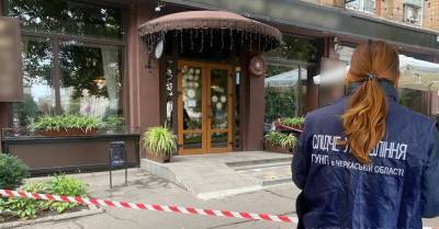 Михаил Козлов - Появилось видео убийства бизнесмена в кафе Черкасс - kp.ua - Украина - Черкассы