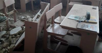 На Черниговщине в гимназии обвалился потолок — как выяснилось, уже в третий раз (ФОТО) - dsnews.ua - Украина - Черниговская обл.