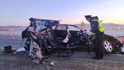 В Каменске-Уральском легковушка налетела на грузовик из-за тумана, двое погибли (ФОТО) - newdaynews.ru - Россия - Екатеринбург - Свердловская обл. - Курган - Уральск