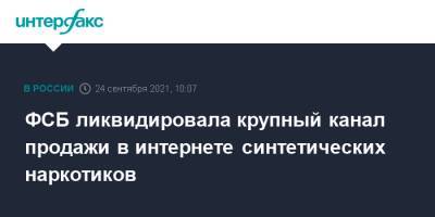 ФСБ ликвидировала крупный канал продажи в интернете синтетических наркотиков - interfax.ru - Москва - Краснодарский край - Московская обл. - Турция - Астраханская обл. - Ростовская обл. - район Рузский