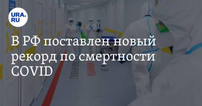 В РФ поставлен новый рекорд по смертности COVID - ura.news - Москва - Россия - Санкт-Петербург - Московская обл. - Свердловская обл. - Пермский край