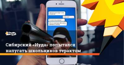 Сибирский «Иуда» попытался напугать школьников терактом - ridus.ru - Новосибирск - Новосибирская обл.