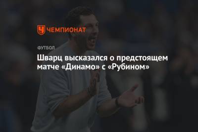 Сергей Паршивлюк - Иван Ордец - Сандро Шварц - Шварц высказался о предстоящем матче «Динамо» с «Рубином» - championat.com - Москва