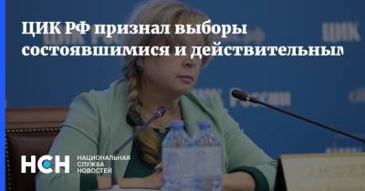 Элла Памфилова - ЦИК РФ признал выборы состоявшимися и действительными - nsn.fm - Россия