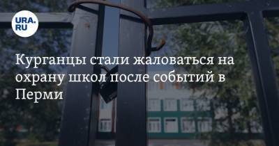 Курганцы стали жаловаться на охрану школ после событий в Перми - ura.news - Пермь - Курганская обл.
