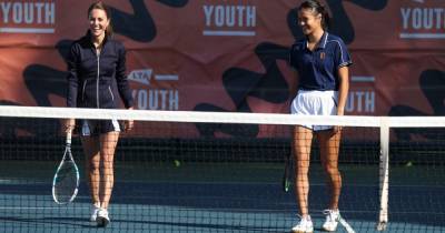 Кейт Миддлтон - Джон Солсбери - Эмма Радукану - Кейт Миддлтон сыграла в теннис в паре с 18-летней спортивной суперзвездой - focus.ua - США - Украина - Лондон