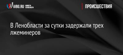 В Ленобласти за сутки задержали трех лжеминеров - ivbg.ru - Украина - Ленинградская обл. - Санкт-Петербург - Узбекистан - р-н Всеволожский - Петербург