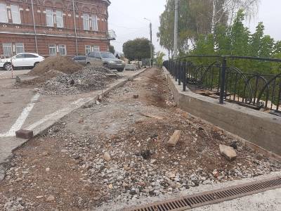 Работы по ремонту лестницы у Тихвинского храма в Кунгуре отстают от графика - iskra-kungur.ru - Пермь