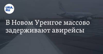 В Новом Уренгое массово задерживают авирейсы - ura.news - Москва - Краснодар - Уфа - Челябинск - Красноярск - Томск