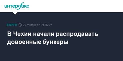 Адольф Гитлер - В Чехии начали распродавать довоенные бункеры - interfax.ru - Москва - Англия - Чехия - Прага - Чсср