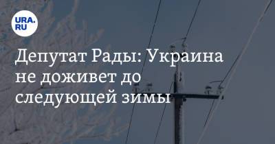 Людмила Буймистер - Депутат Рады: Украина не доживет до следующей зимы - ura.news - Украина