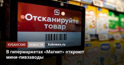 В гипермаркетах «Магнит» откроют мини-пивзаводы - kubnews.ru - Краснодарский край