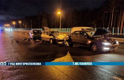 Ford - ДТП с учетом трех легковушек и пешехода произошло на МКАД - ont.by - Белоруссия