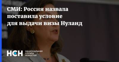 Виктория Нуланд - СМИ: Россия назвала поставила условие для выдачи визы Нуланд - nsn.fm - Москва - Россия - США