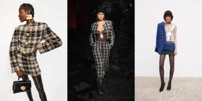 saint Laurent - Laurent Saintlaurent - Твидовый жакет — вещь, которая заменит джинсовую куртку этой осенью - skuke.net