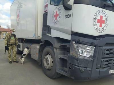 В ОРДЛО проследовали три грузовика с гуманитарной помощью от Красного Креста – Госпогранслужба - gordonua.com - Россия - Украина - Крым - Луганская обл. - Донбасс - Донецкая обл.