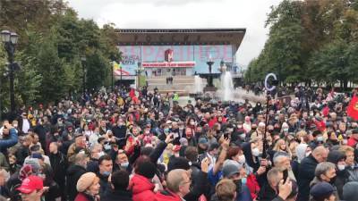 В центре Москвы проходит несогласованная акция КПРФ - svoboda.org - Москва - Россия