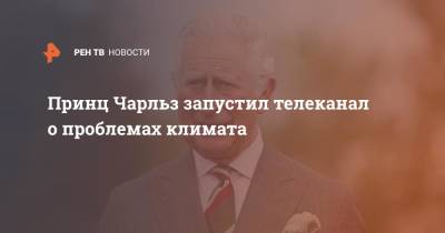 принц Чарльз - Принц Чарльз запустил телеканал о проблемах климата - ren.tv - Англия