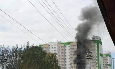 В Тюмени из-за пожара в 18-этажном доме эвакуировали жильцов - news.megatyumen.ru - Тюмень - Тюменская обл.